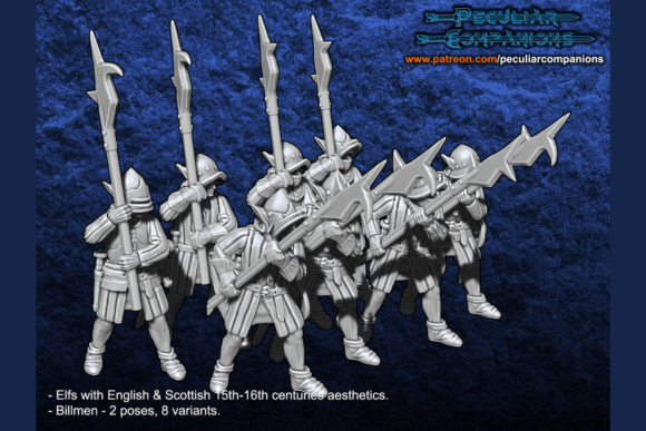 Anglo-Scottish Elfs - Billmen: A Unique Blend of History and Fantasy