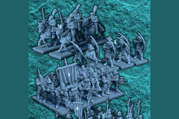 Command the Battlefield with 10mm Anglo-Scottish Humans - Army Bundle