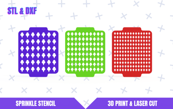 Creating Perfect Sprinkles with an Ice Cream Sprinkle Stencil