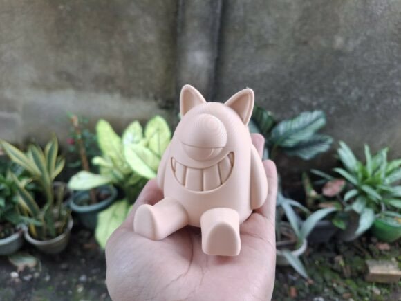 Cute Sitting Monsters 3D Printable Model: A Charming Addition to Your Collection