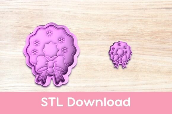 Design Elegant Wreath Cookies with STL Cutters