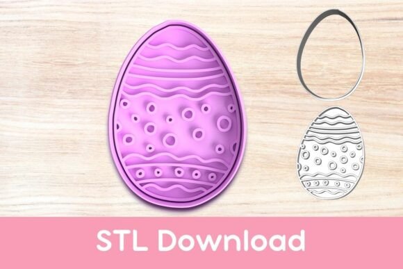 Easter Egg Cookie Cutter and Stamp STL: A Versatile Tool for Festive Baking