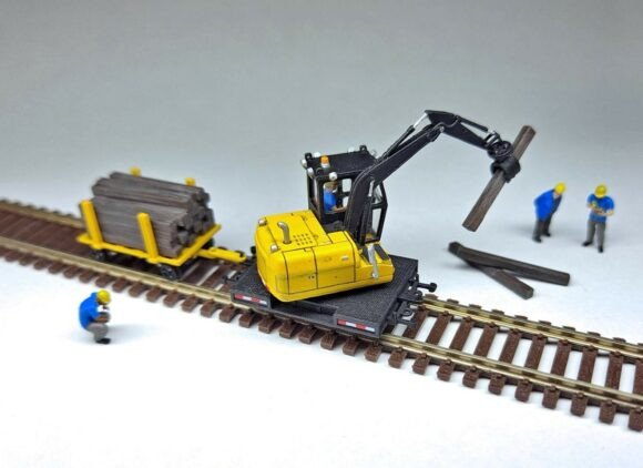 Efficient Track Maintenance with the N Scale Tie Mover MOW