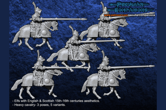 Explore Anglo-Scottish Elfs - Heavy Cavalry