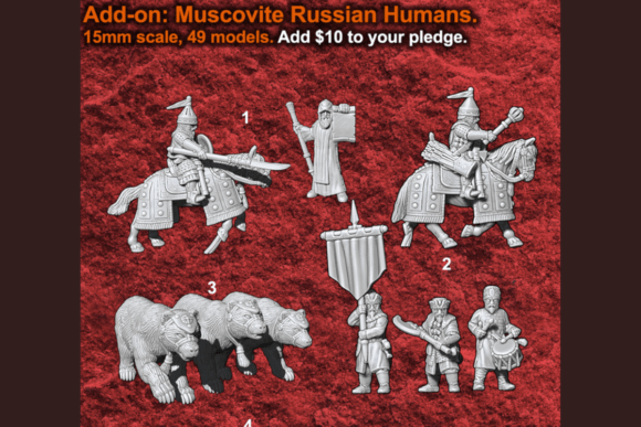 Explore the 15mm Muscovite Russian Humans - Army Bundle: A Unique Addition to Your Wargaming Collection