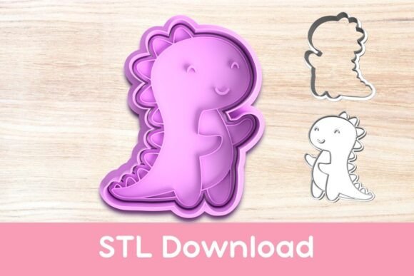 Exploring the Dino Clay Cookie Cutter and Stamp STL for Creative Baking