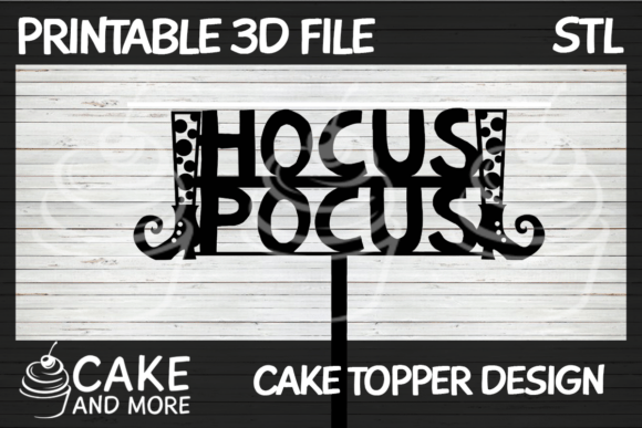 Hocus Pocus Cake Topper: A Spellbinding Addition to Your Festive Bakes
