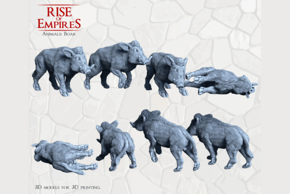 Wild Boar Miniatures for Immersive Tabletop Gaming