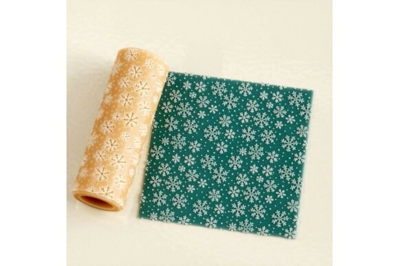 Winter Sparkle Texture Roller STL File: A Versatile Tool for Festive Creations